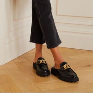 NIB! NEVER WORN Tod’s Gomma Pesante Black Nero Patent Mules - 36.5